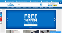 Desktop Screenshot of lightingsuperstore.com.au